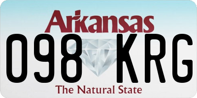 AR license plate 098KRG