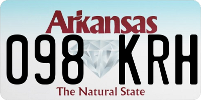 AR license plate 098KRH