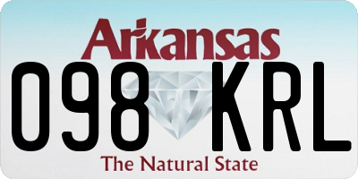 AR license plate 098KRL