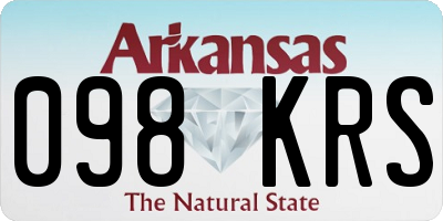 AR license plate 098KRS