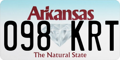AR license plate 098KRT