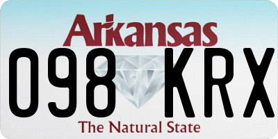 AR license plate 098KRX
