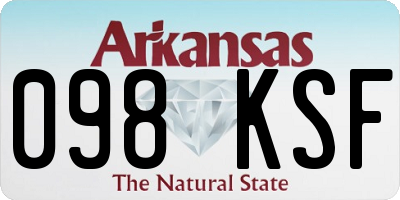 AR license plate 098KSF