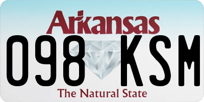 AR license plate 098KSM