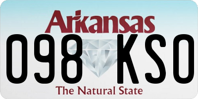 AR license plate 098KSO