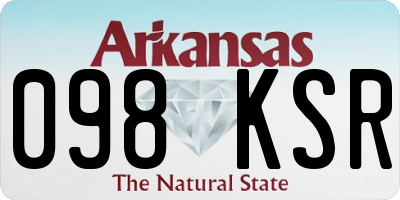 AR license plate 098KSR