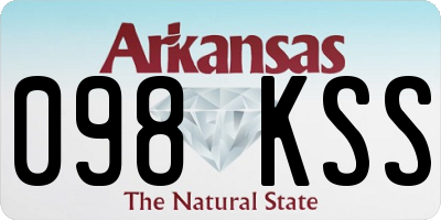 AR license plate 098KSS
