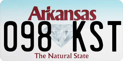 AR license plate 098KST