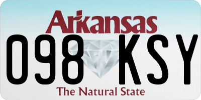 AR license plate 098KSY