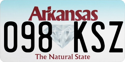 AR license plate 098KSZ