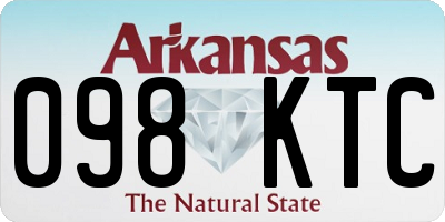 AR license plate 098KTC