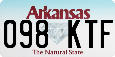AR license plate 098KTF