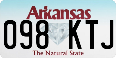 AR license plate 098KTJ