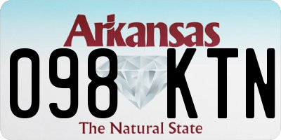 AR license plate 098KTN