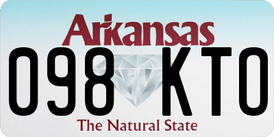 AR license plate 098KTO