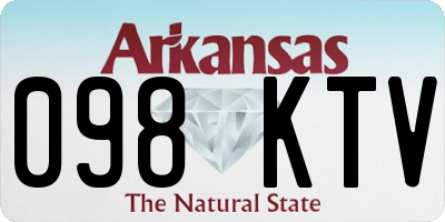 AR license plate 098KTV