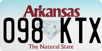 AR license plate 098KTX