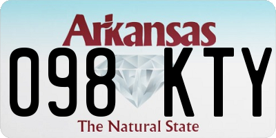 AR license plate 098KTY