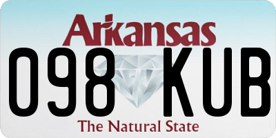 AR license plate 098KUB