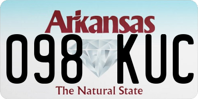 AR license plate 098KUC