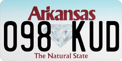 AR license plate 098KUD