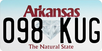 AR license plate 098KUG