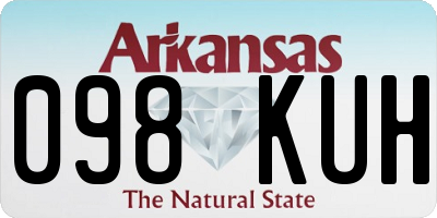 AR license plate 098KUH