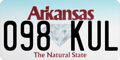 AR license plate 098KUL