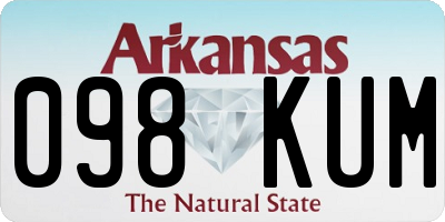 AR license plate 098KUM