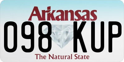 AR license plate 098KUP