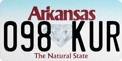 AR license plate 098KUR
