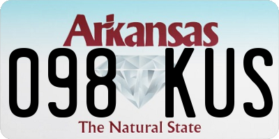 AR license plate 098KUS