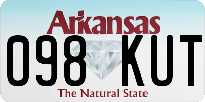 AR license plate 098KUT