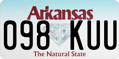AR license plate 098KUU