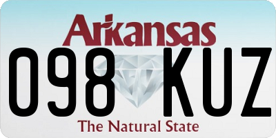 AR license plate 098KUZ