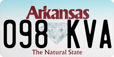 AR license plate 098KVA