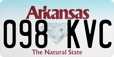 AR license plate 098KVC