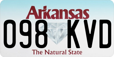 AR license plate 098KVD