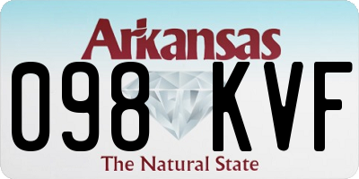 AR license plate 098KVF