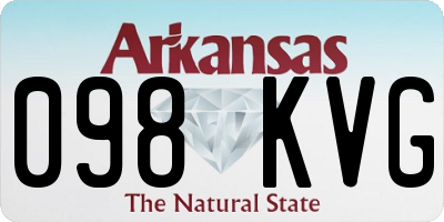 AR license plate 098KVG