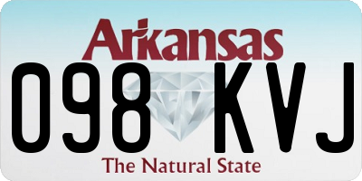 AR license plate 098KVJ