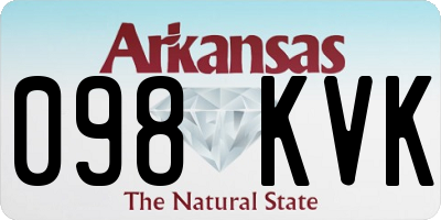 AR license plate 098KVK