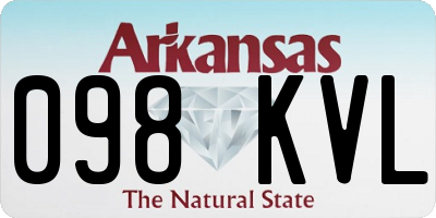 AR license plate 098KVL