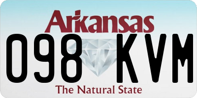 AR license plate 098KVM