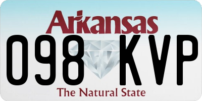 AR license plate 098KVP