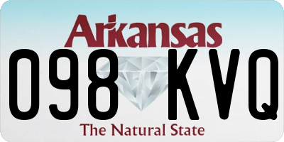 AR license plate 098KVQ