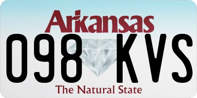 AR license plate 098KVS