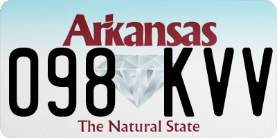 AR license plate 098KVV