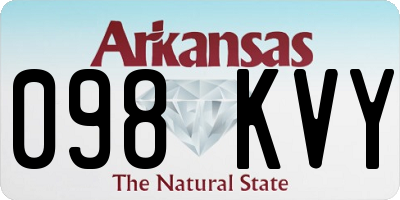 AR license plate 098KVY
