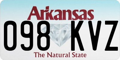 AR license plate 098KVZ
